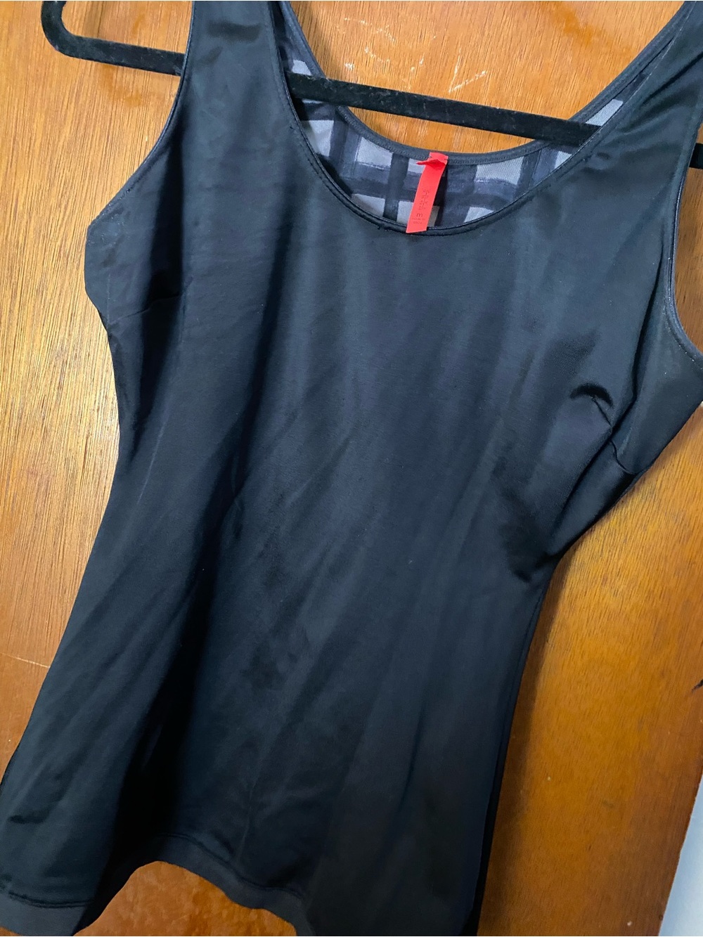 SPANX Black Scoop Neck Shaping Tank